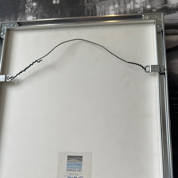 Vintage Nautical Photography Art with Blue and Silver Frame - Picture 10 of 11